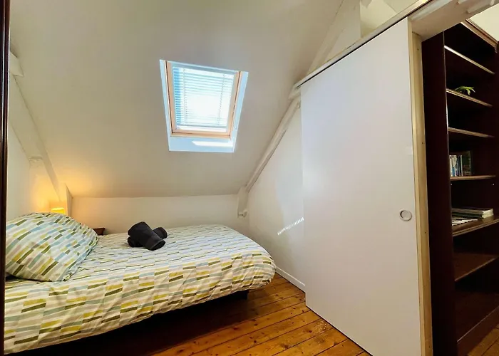 The Duplex Des Flots In The Heart Of Just Steps From The Apartament Grandcamp-Maisy