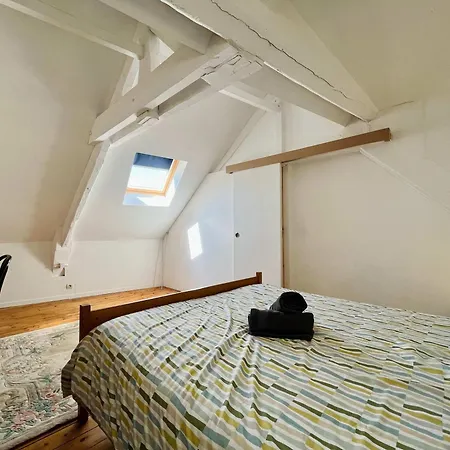 The Duplex Des Flots In The Heart Of Just Steps From The Διαμέρισμα